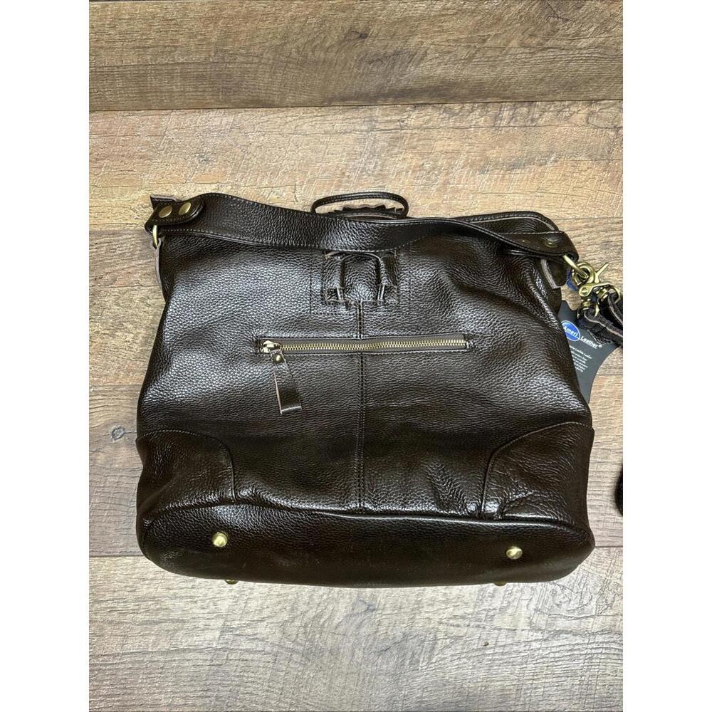 Ameri Leather Purse-Dark Brown-New With Tags-16x1… - image 9